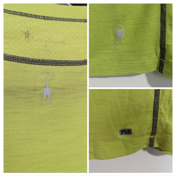 Smartwool Men's PhD Ultra Light Short Sleeve Merino Wool Blend Shirt Large - Picture 7 of 12